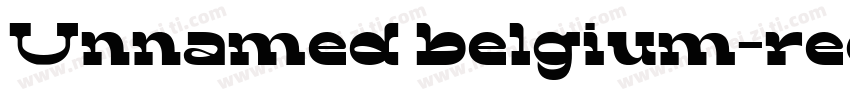 Unnamed belgium-regu字体转换